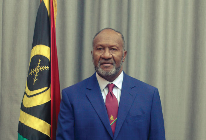 Vanuatu PM Hon Charlot Salwai